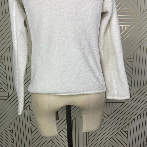 Patagonia Re-Tool Snap-T Fleece Pullover Hoodie Sweatshirt Cream Size US XS - Picture 10 of 12